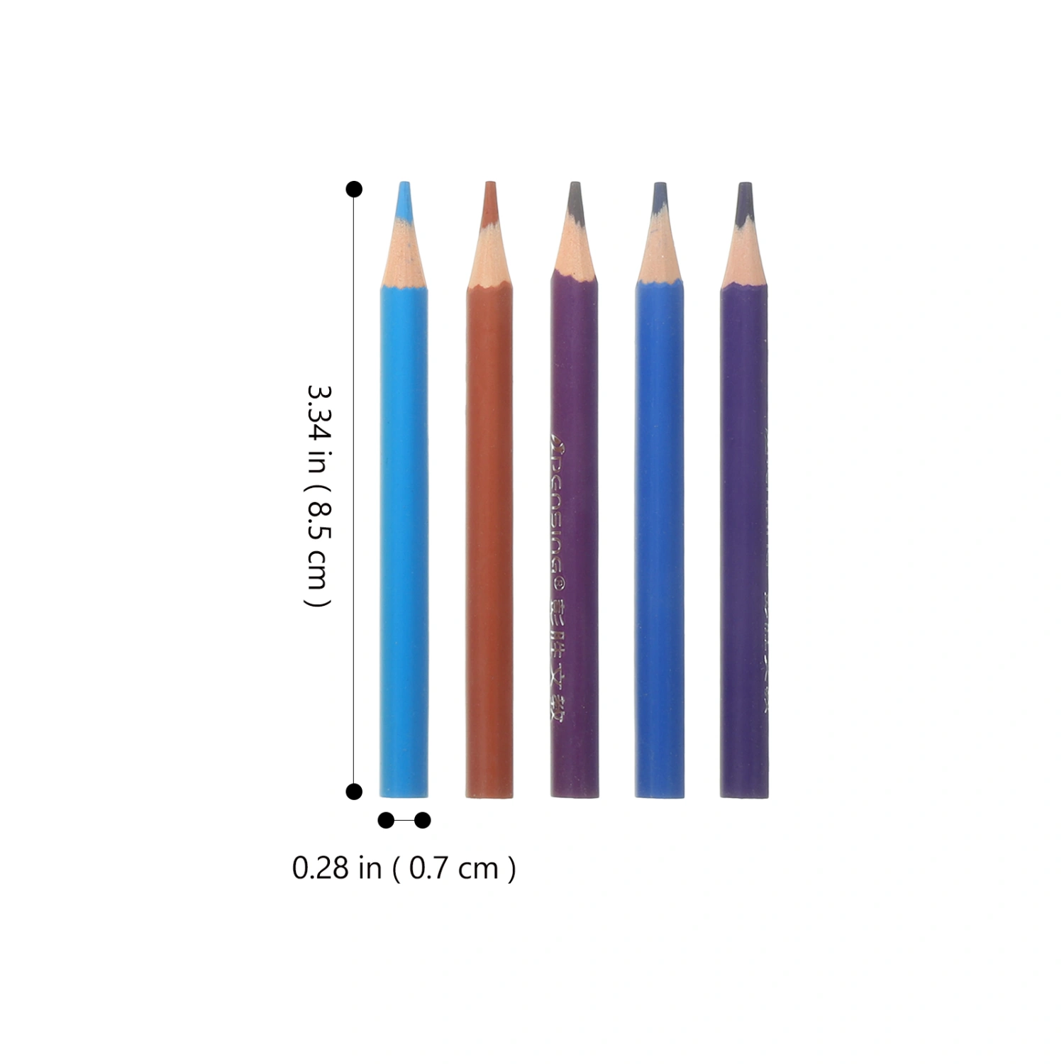1 Box of Decorative Painting Pencils Colored Pencils for Artists Portable Drawing Colored Pencils(24Pcs)