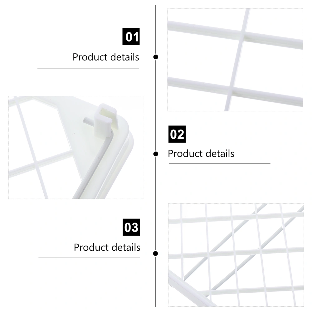 Desktop Cosmetics Storage Rack Bathroom Organizer Plastic Folding Shelf