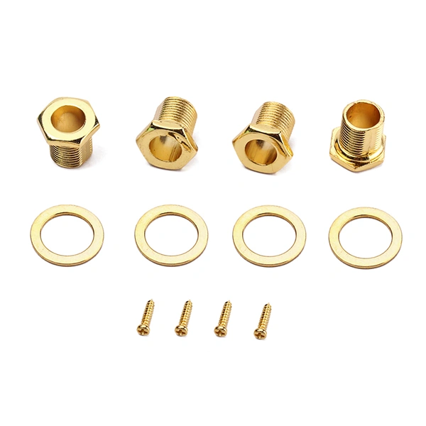 2R2L Guitar Bass Tuning Pegs Machine Heads Bass Replacement Parts Gold