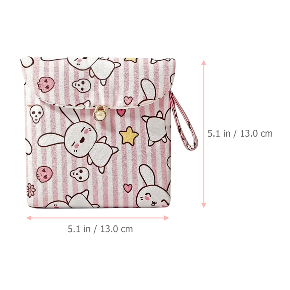 4pcs Sanitary Napkin Storage Bag Menstrual Pad Storage Bag Sanitary Napkin Holder