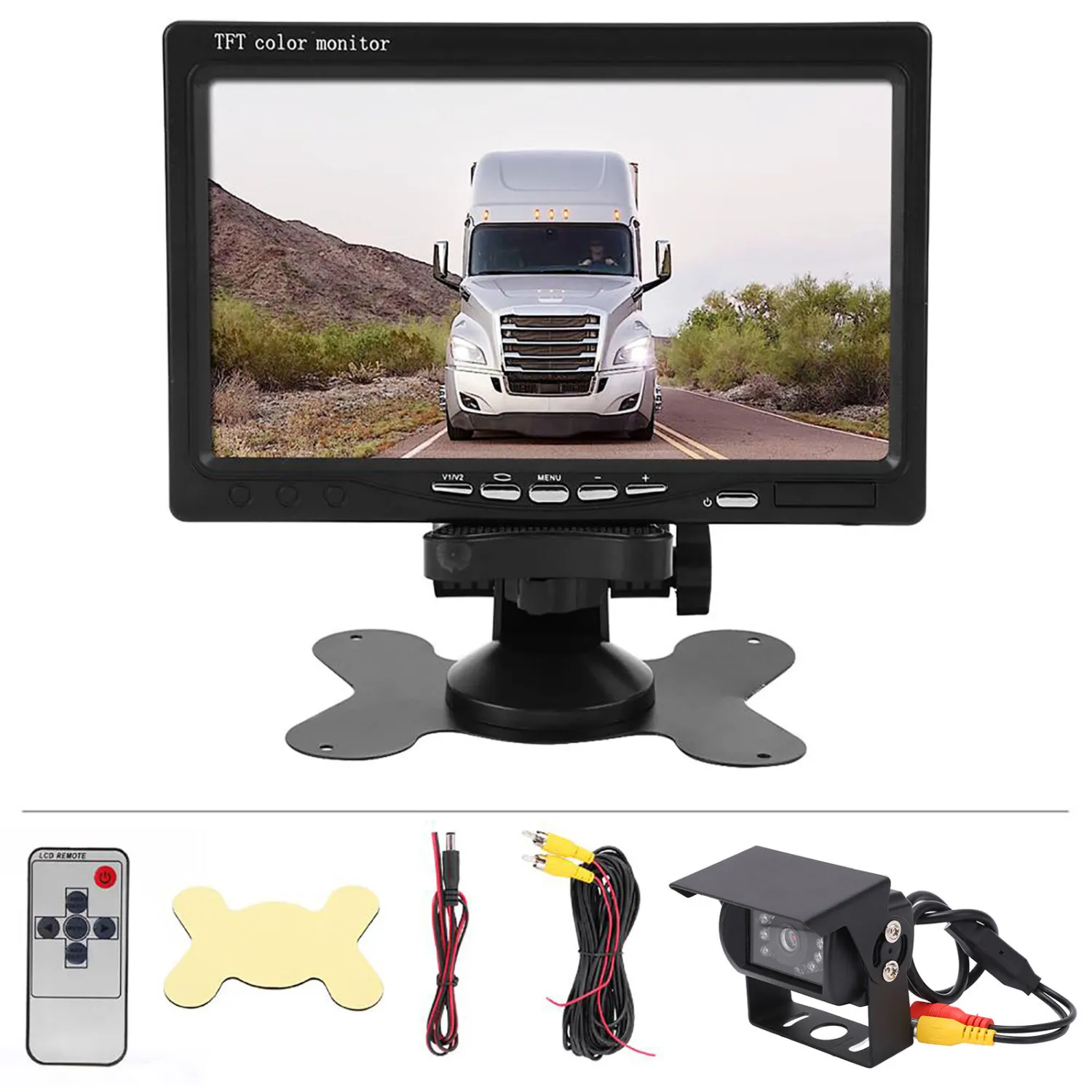1 Set Car Backup Camera Universal Drive Camera Car Reverse Camera Rear Monitor Kit
