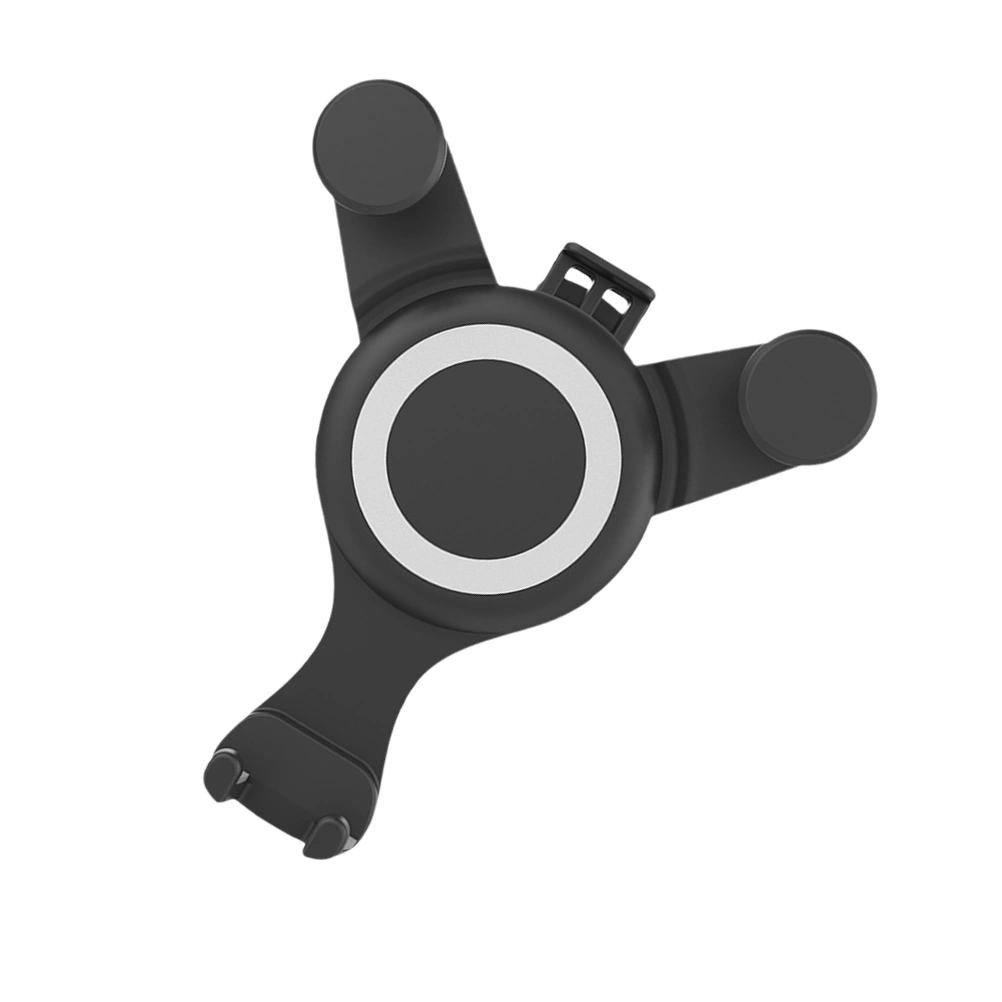 1PC Vehicle-mounted Phone Holder Car Air-conditioning Vent Phone Holder Universal Car Phone Holder Car Air Outlet Mobile Phone Bracket Automatic Clamping Car Phone Stand Black