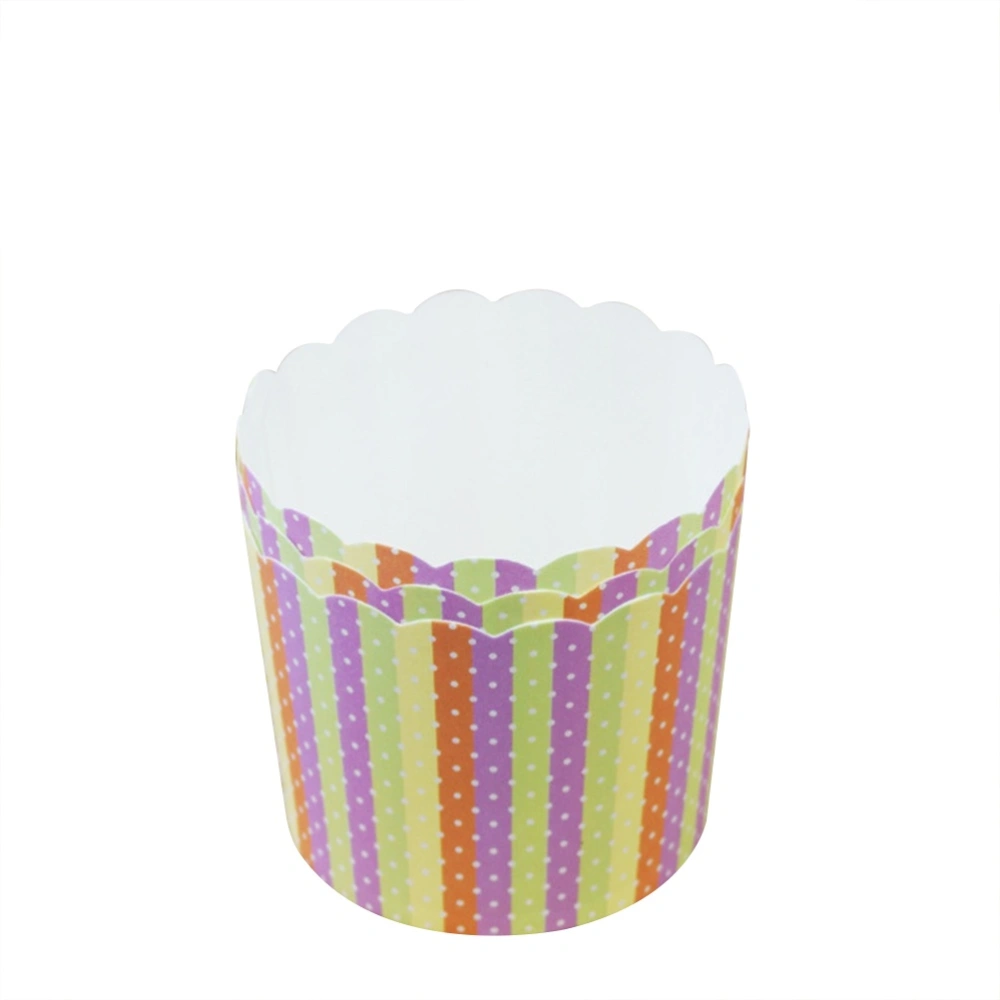 50 Pcs Cupcake Wrappers Liners Muffin Cases Cake Cup Party Favors for DIY baking (Stripe)