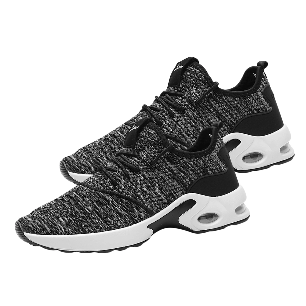 Gym Shoes Fashion Breathable Casual Shoes Durable Air Cushion Sports Shoes for Man (Gray, 44 Yards, EU42,US10,UK7.5, 27CM，10US,7.5UK，42EU,10.611Inch)
