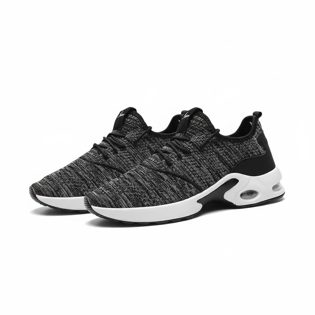Gym Shoes Fashion Breathable Casual Shoes Durable Air Cushion Sports Shoes for Man (Gray, 44 Yards, EU42,US10,UK7.5, 27CM，10US,7.5UK，42EU,10.611Inch)