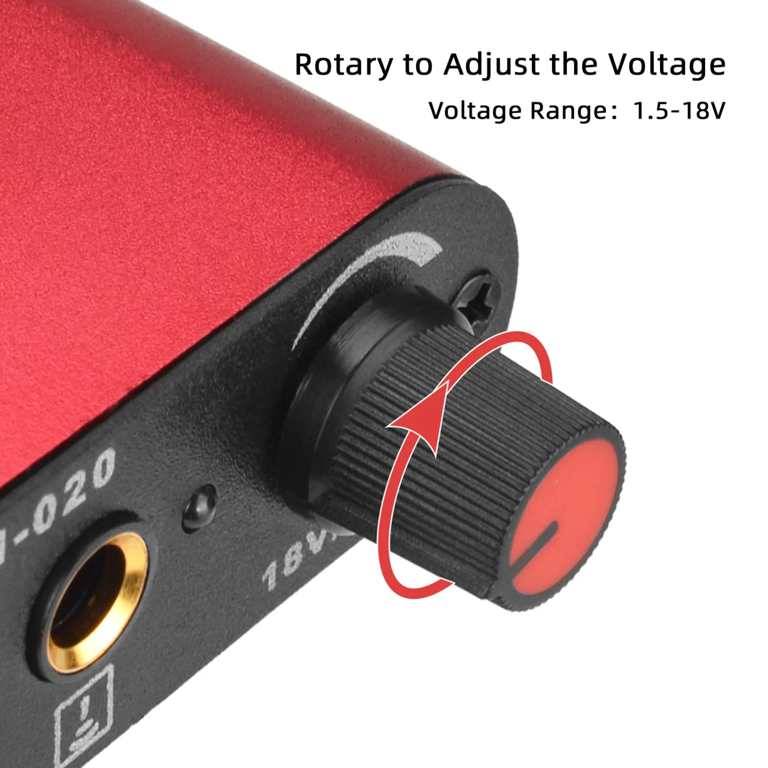 Tattoo Power Supply Adjustable Rotary Tattoo Power Portable Power Supply Tattoo Power (UK Plug)