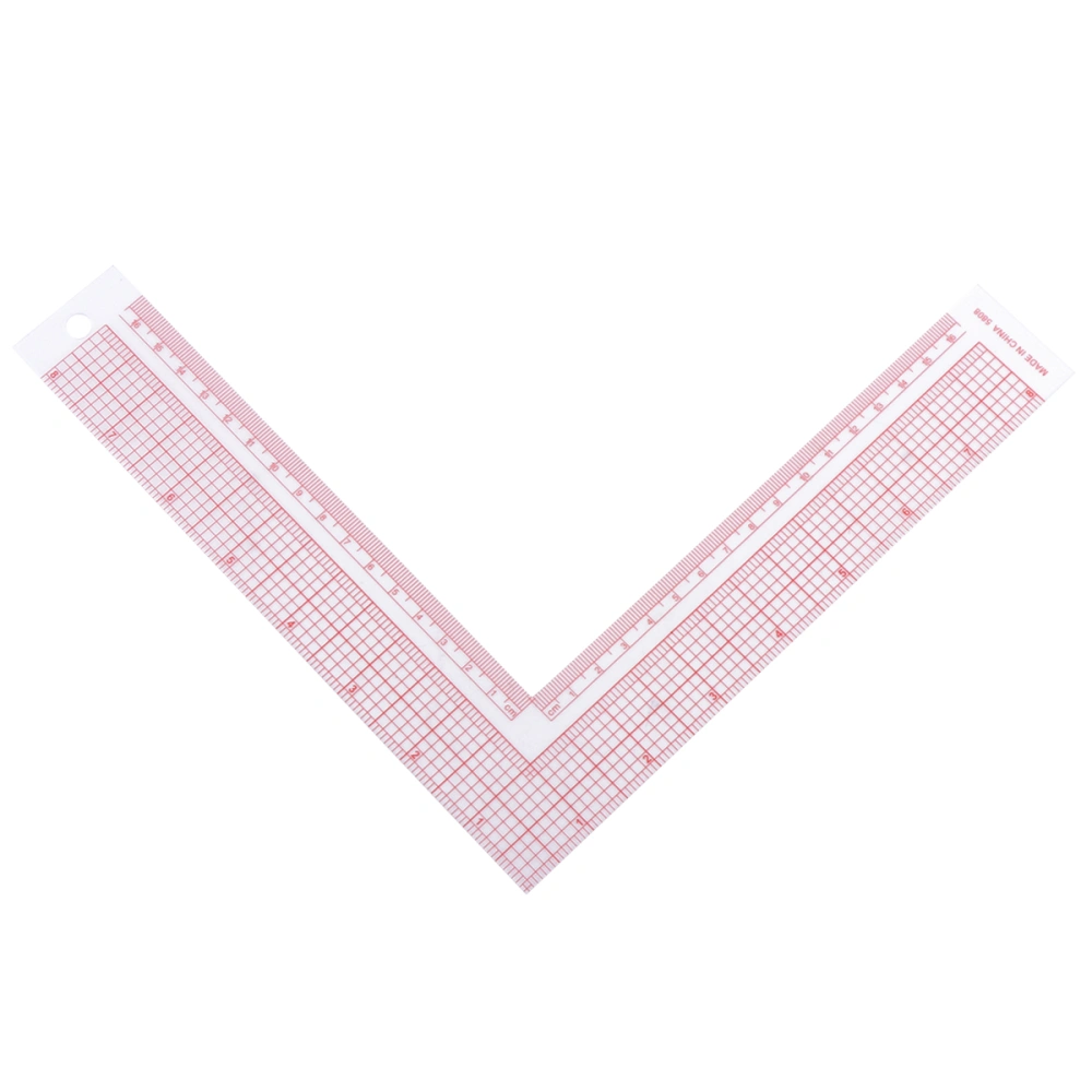 1pc Sewing Measuring Rulers Sleeve Clothing Yardstick L-Square Cutting Ruler