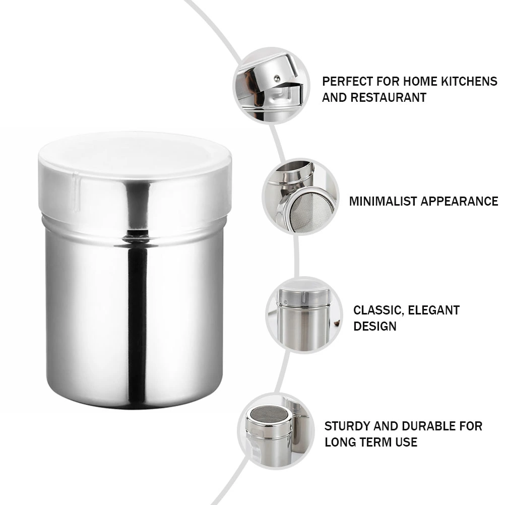 1pc Spice Tin Spice Storage Container Spice Salt Pepper Shaker Powder Dredger