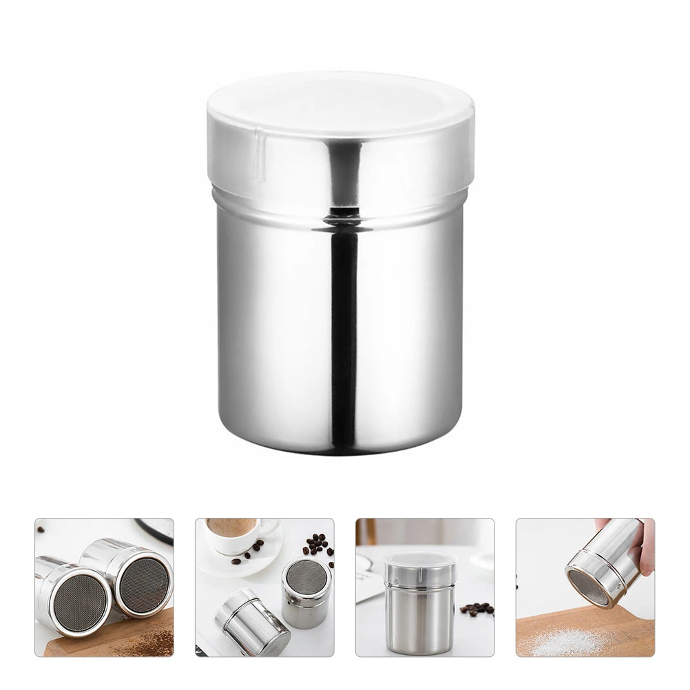 1pc Spice Tin Spice Storage Container Spice Salt Pepper Shaker Powder Dredger