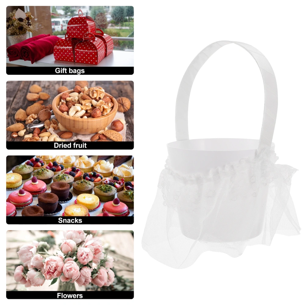 Beautiful Hand Wedding Flower Basket Wedding Supplies Flower Girl Basket