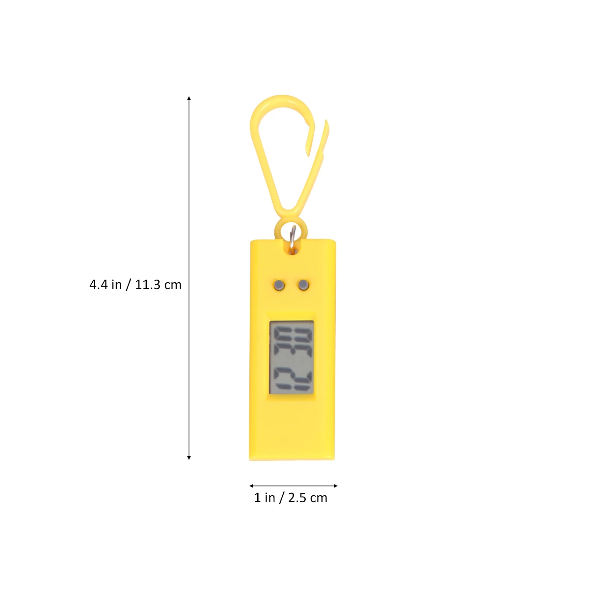 5Pcs Keychain Electronic Watches Funny Key Ring Pocket Watches Examination Small Hanging Watches for Kids Students (Random Color)
