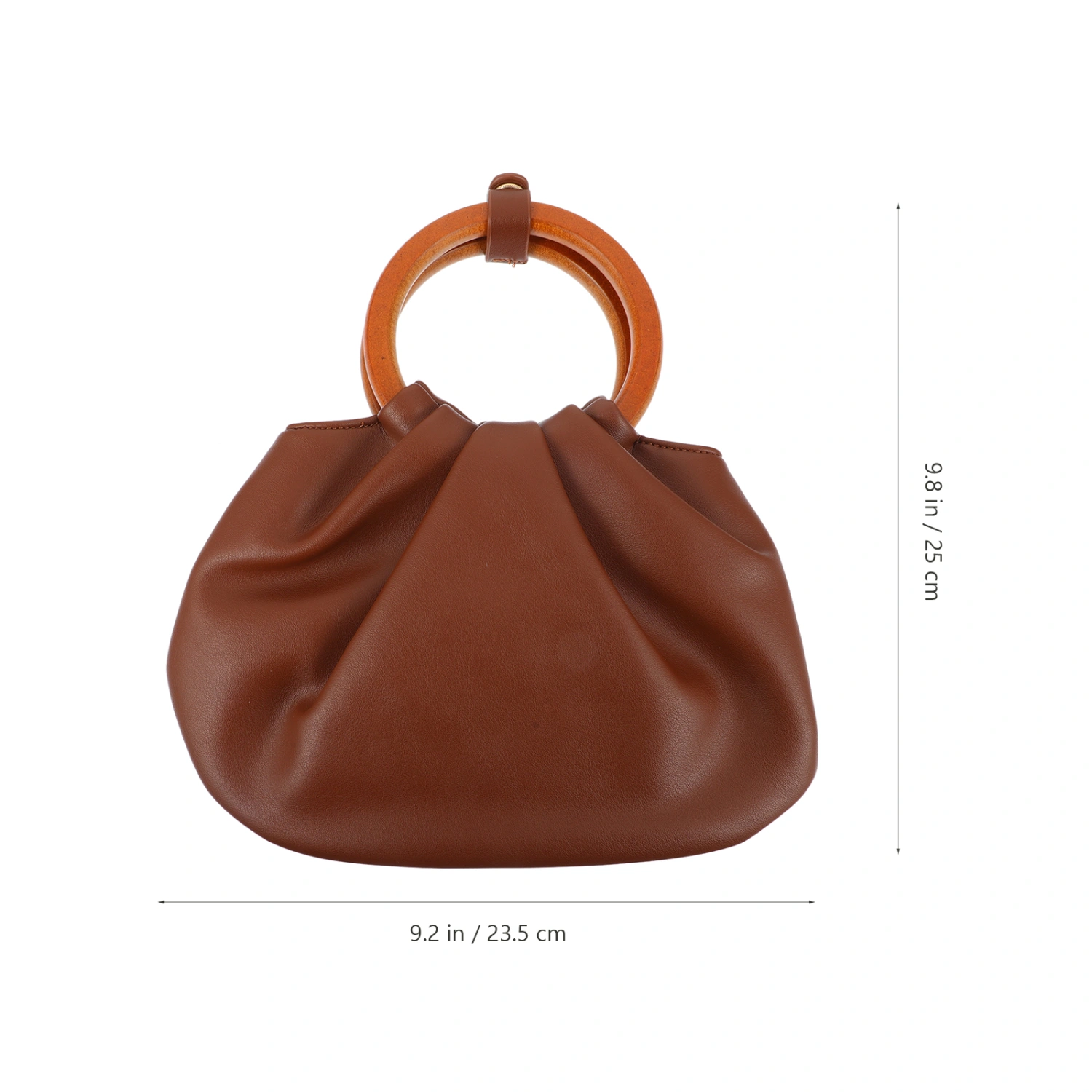 1pc Pleated Bag Single Shoulder Bag Shopping Bag with Adjustable Shoulder Strap