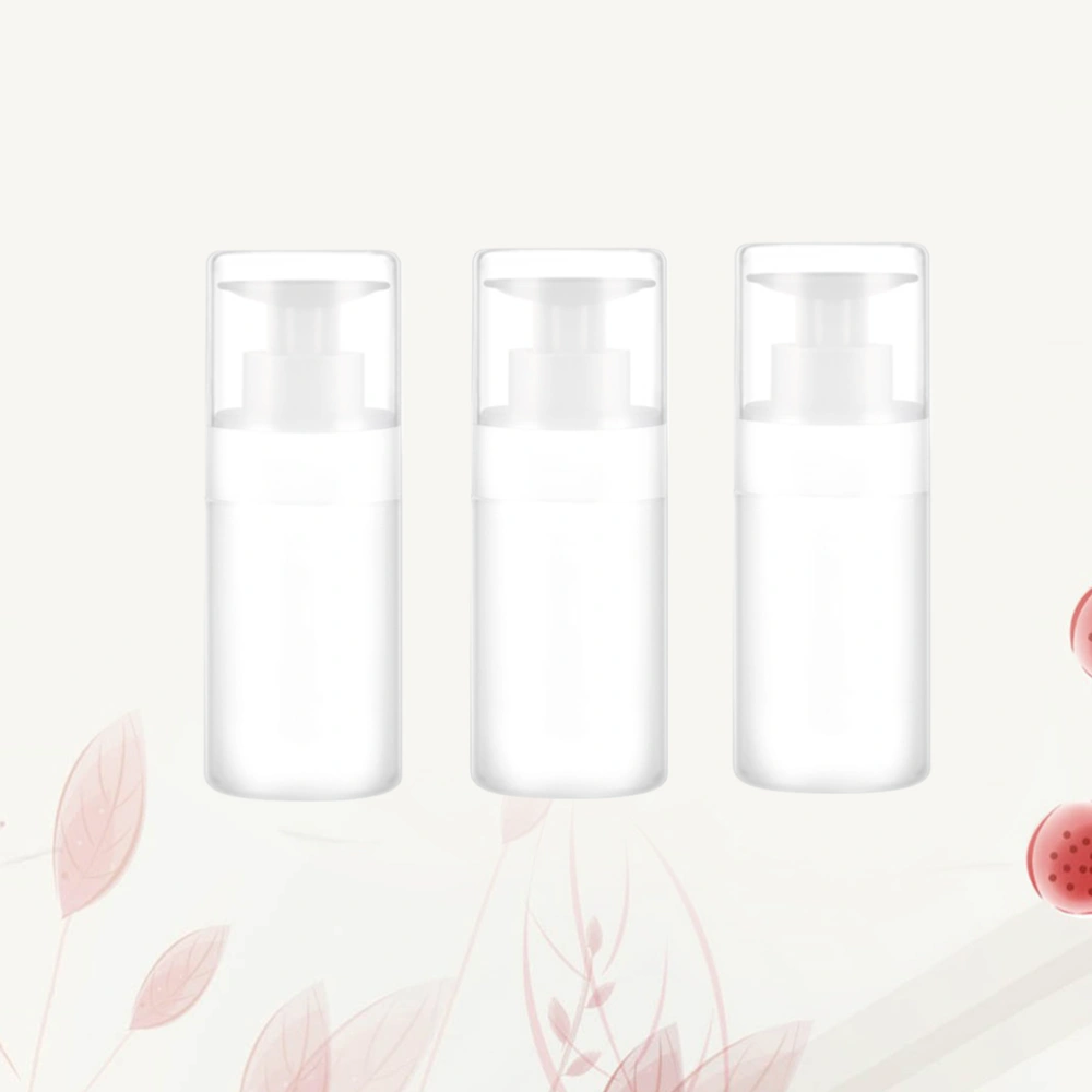 3PCS 100ML Empty Dispenser Bottle Travel Empty Storage Container for Toner Cleansing Water Lotion