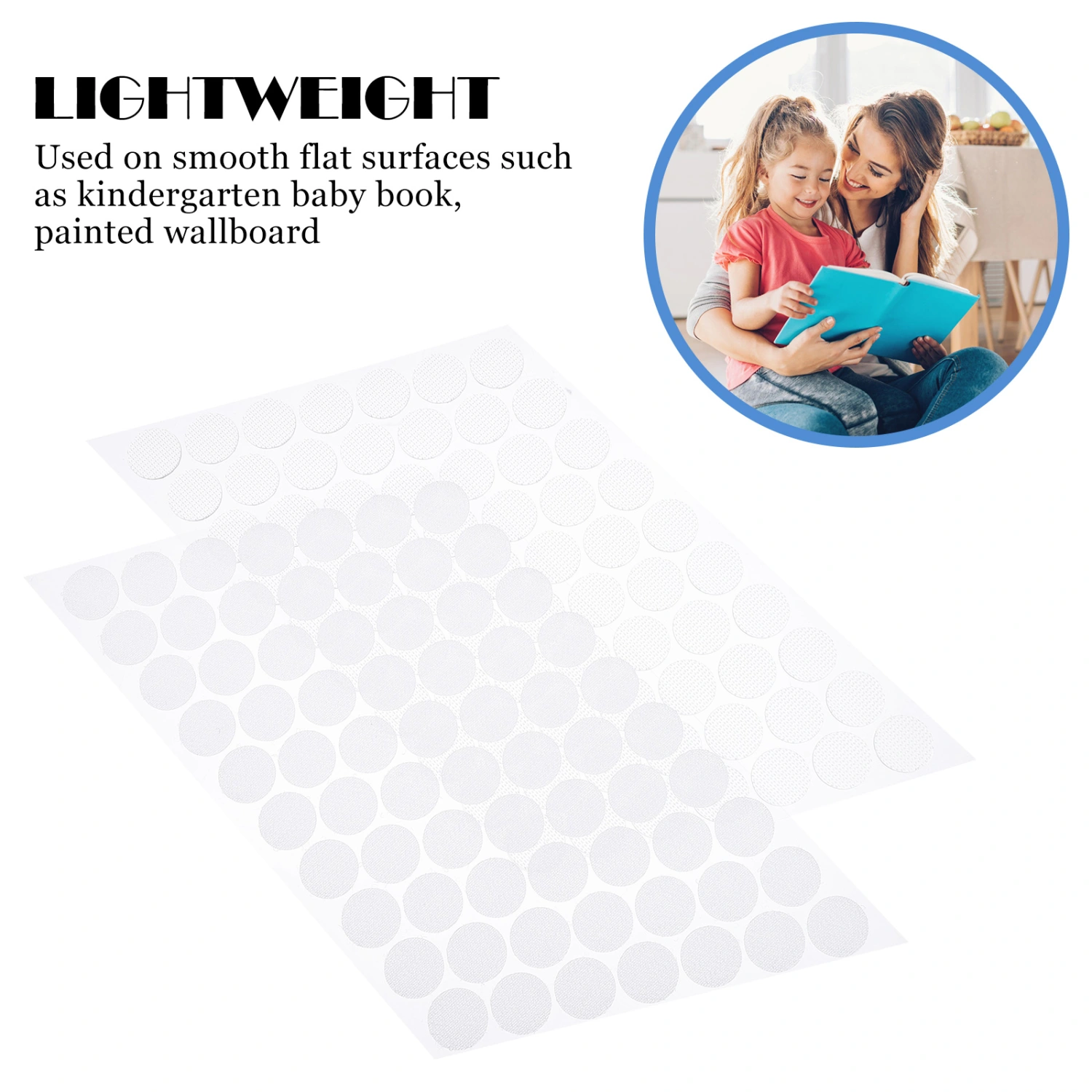 210 Pairs Self Adhesive Dots Strong Adhesive Sticky Back Coins Sticky Coins Tapes