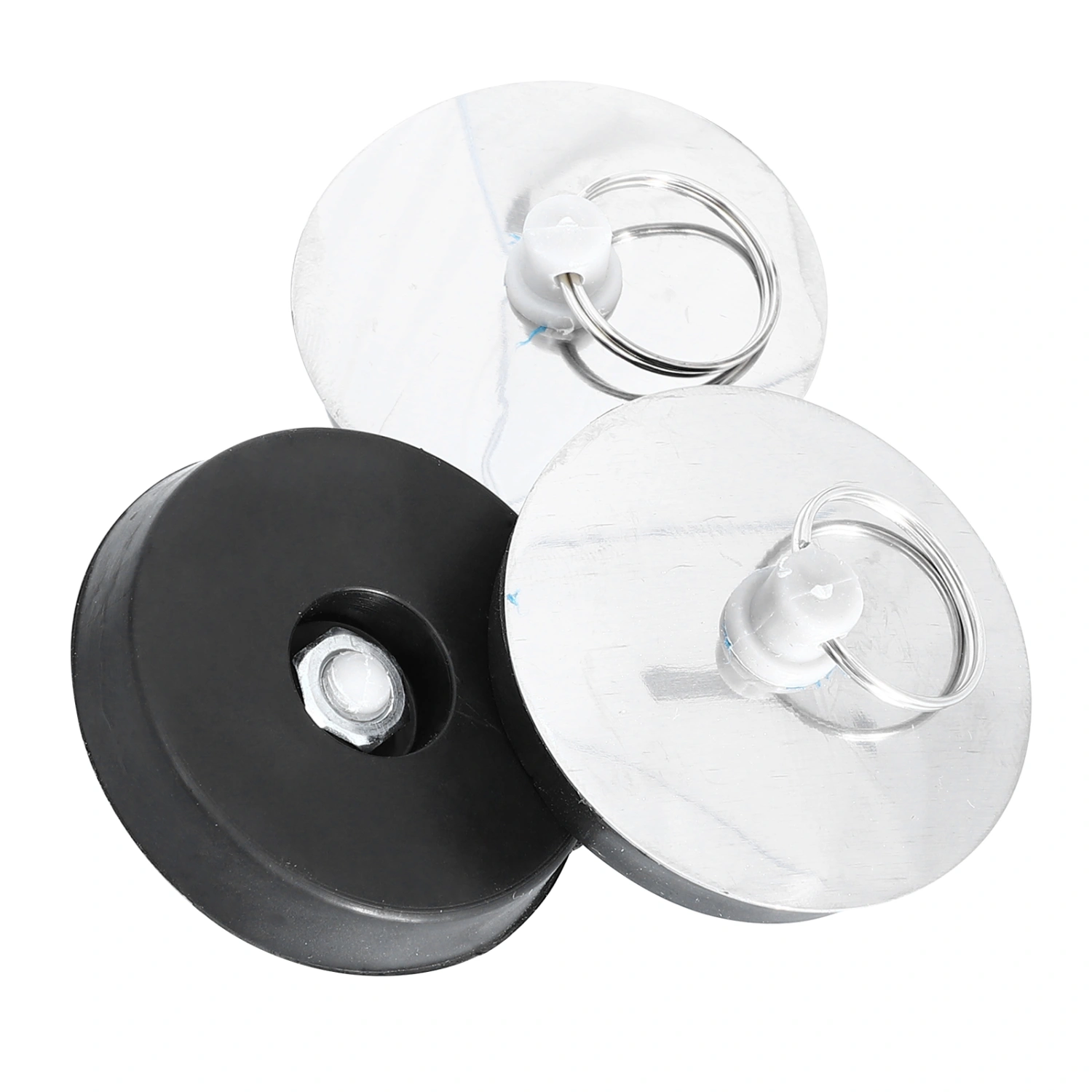 3pcs Suction Sink Stopper Household Bathtub Stopper Practical Drain Bath Plug