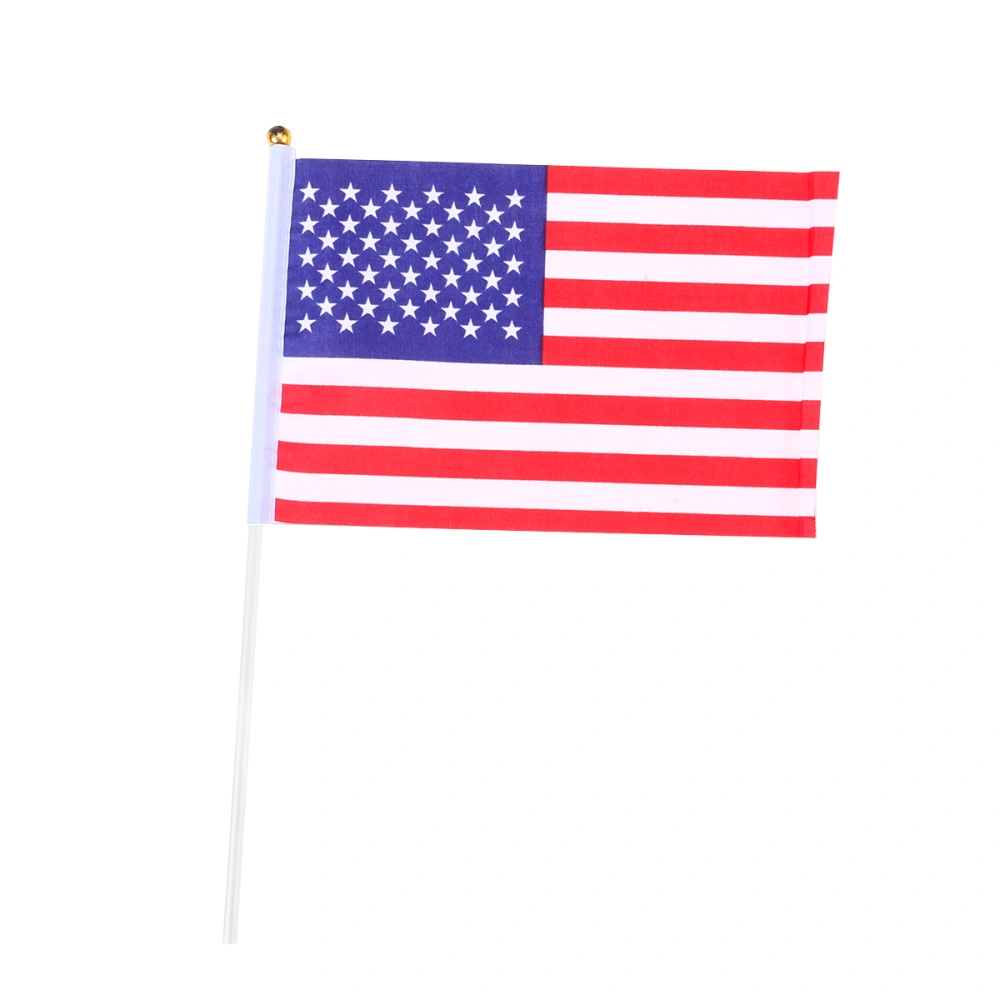 12pcs USA Flag American Hand Flags