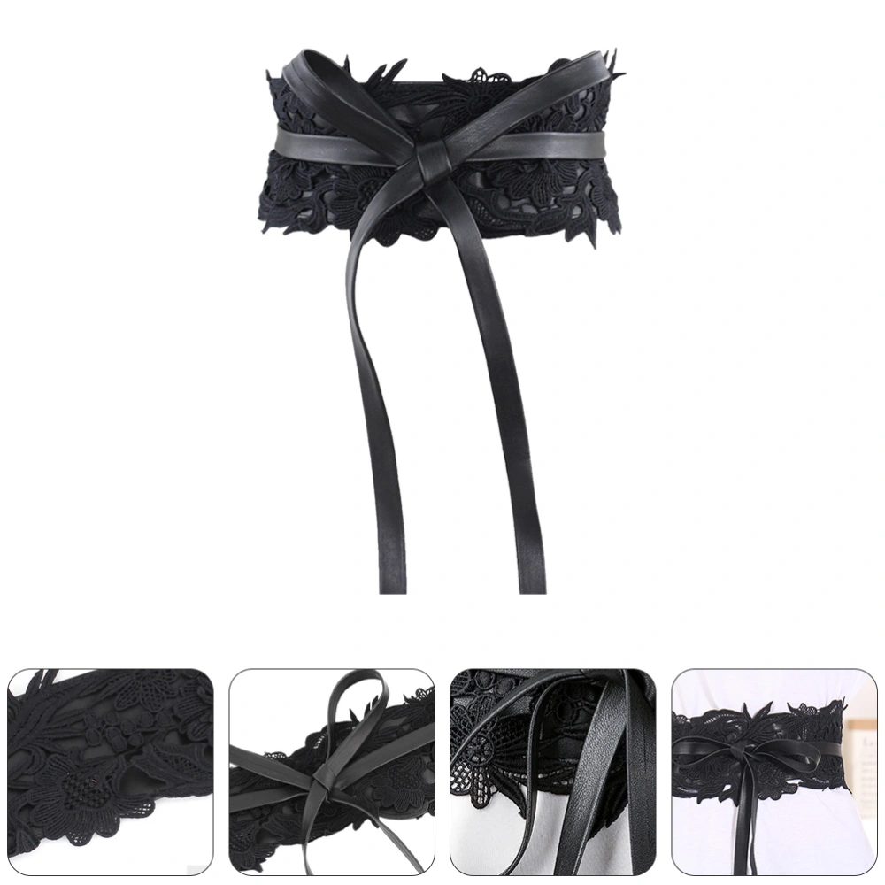 Fashion Dress Lace Waist Belt Wide Female Waistband Belt Clothes Accessories