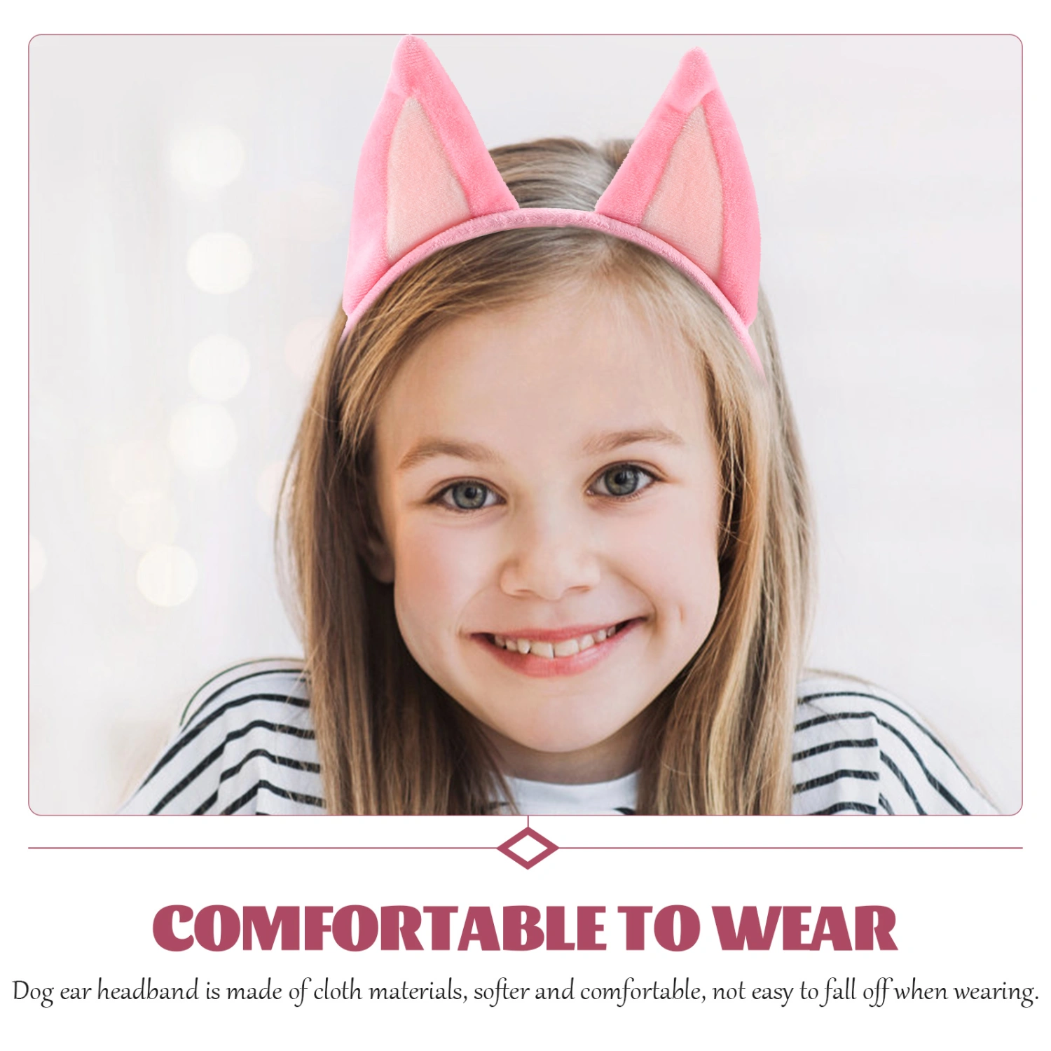  Ears Headband Fancy Dress Headband Dog Ears Headband Adult Headband Cosplay Prop