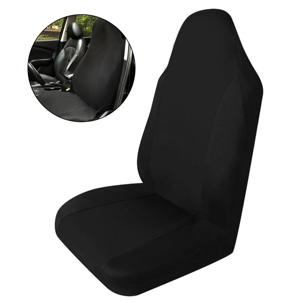 Universal Auto Car Seat Covers Anti Front Seat Covers Protector (Black)