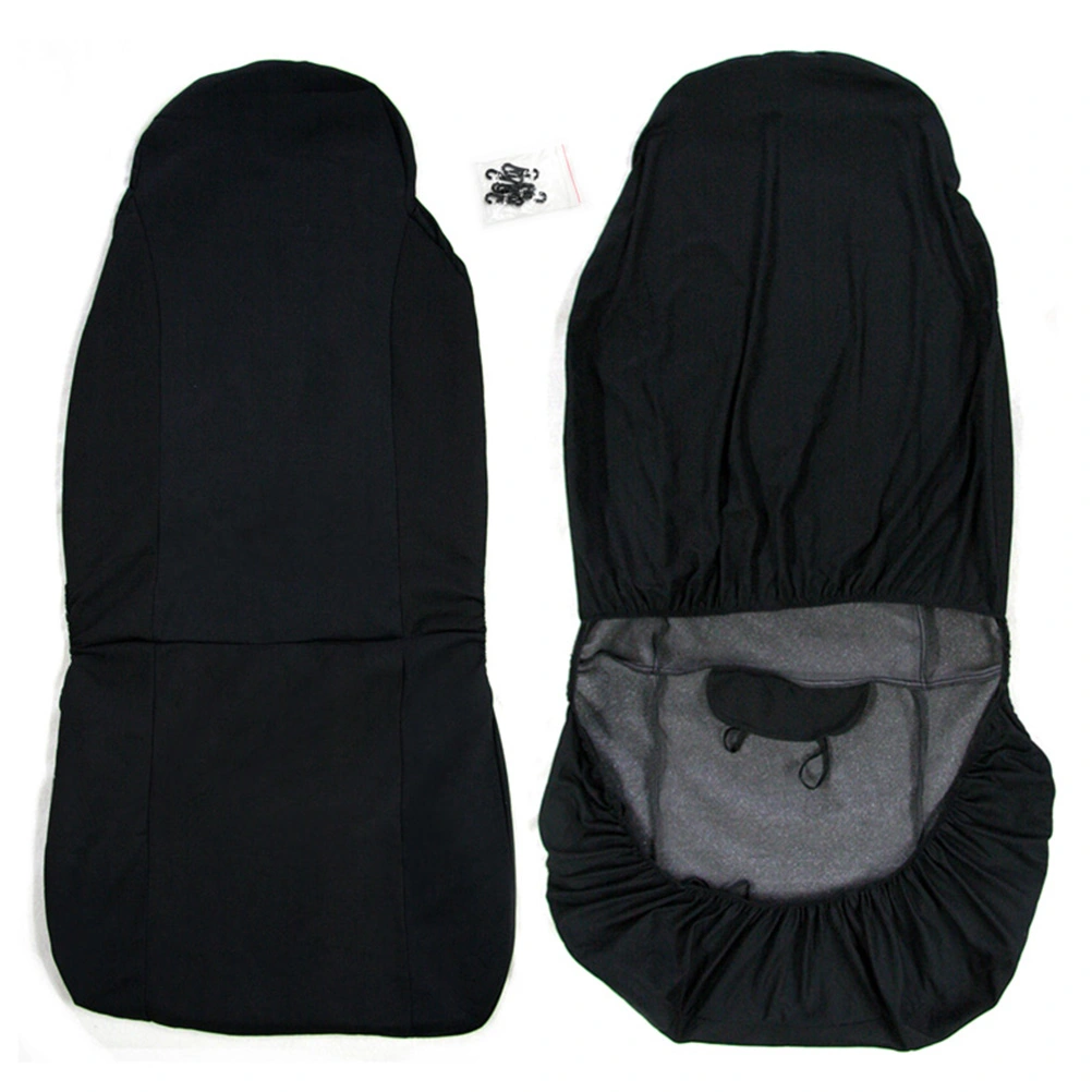 Universal Auto Car Seat Covers Anti Front Seat Covers Protector (Black)