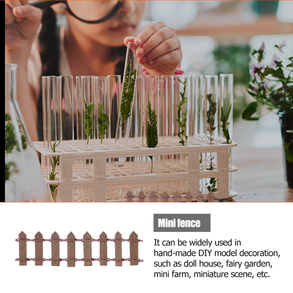 Miniature Small Fencing DIY Fairy Garden Mini House Garden Decoravie Fence