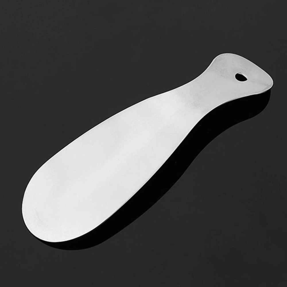 Short Handled Shoe Horn Stainless Steel Shoe Horn Hanging Pendant Shoe Lifter for Women Men