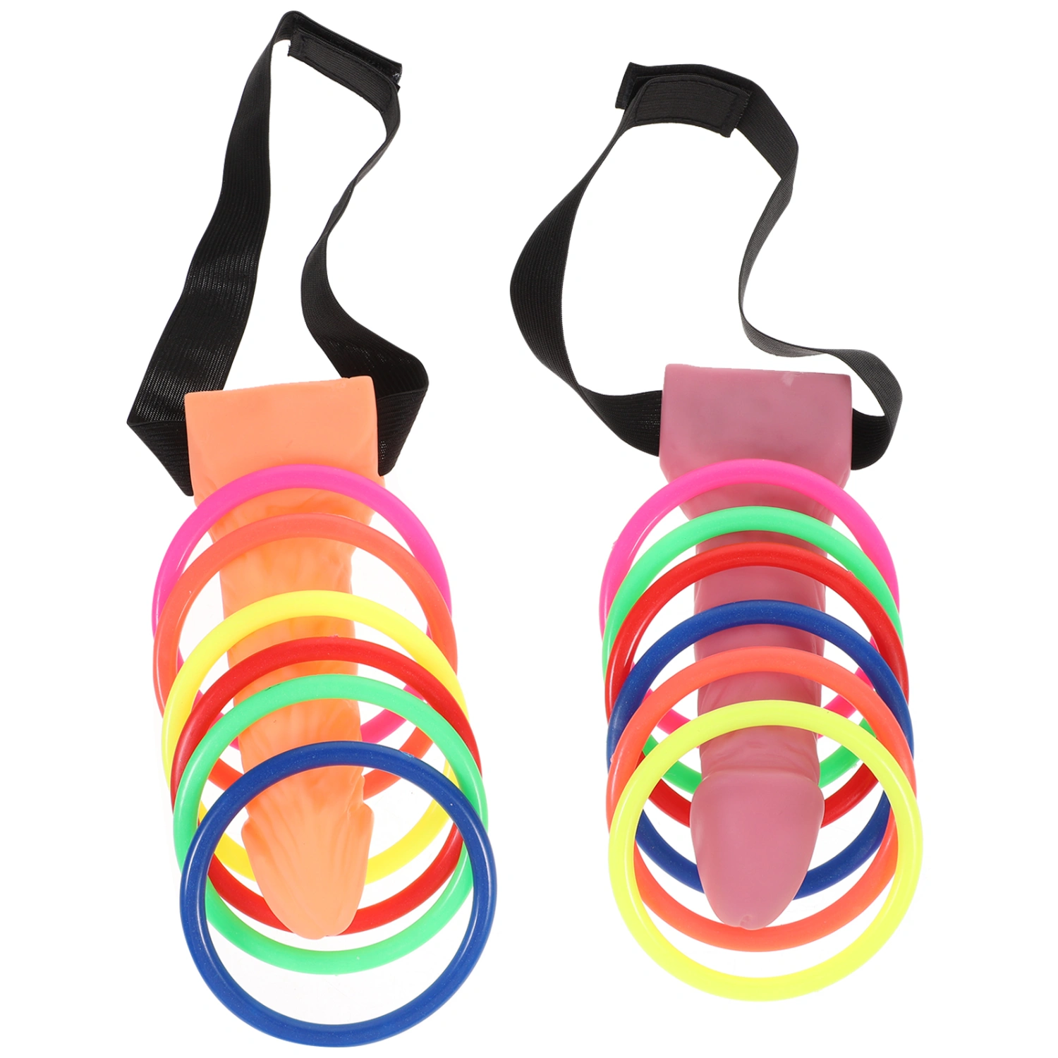 2pcs Hoopla Ring Toss Game Funny Game Props for Bachelorette Party Hen Party