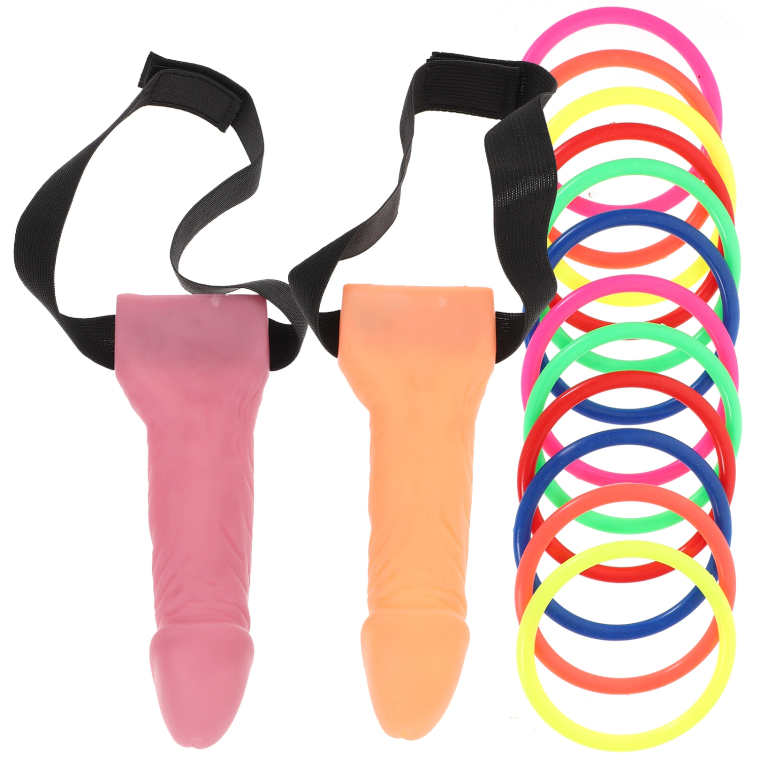 2pcs Hoopla Ring Toss Game Funny Game Props for Bachelorette Party Hen Party
