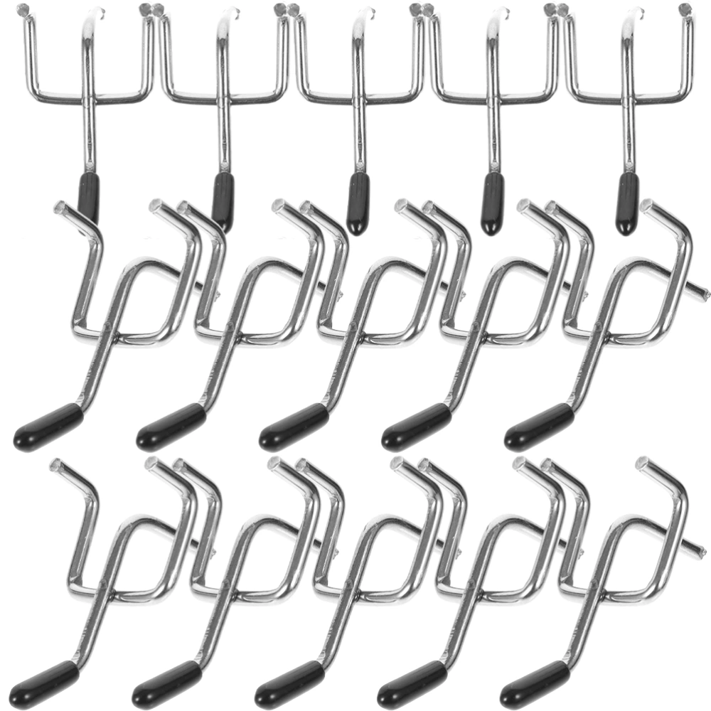 50pcs Pegboard Hooks Iron Pegboard Board Hooks Home Garage Shop Utility Hooks