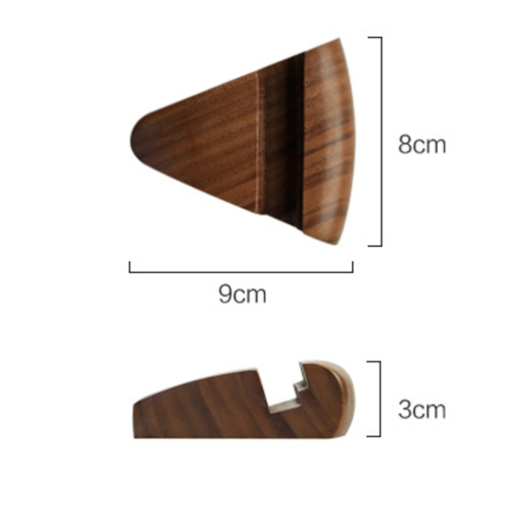 Unique Wooden Mobile Phone Bracket Creative Desktop Phone Holder Practical Phone Stand Rack for Home Office Dorm