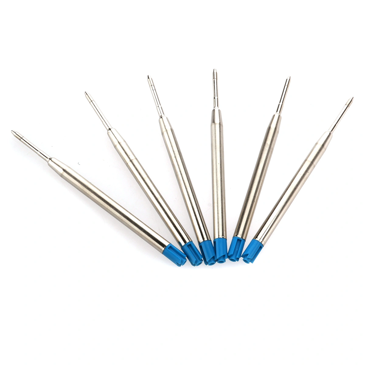 6pcs 10CM Blue Ballpoint Pen Ink Cartridges Refills