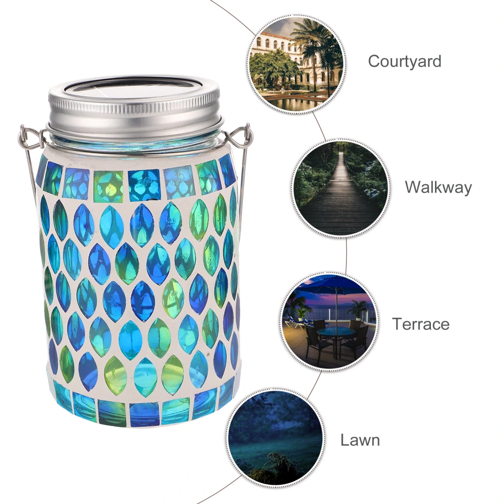 Outdoor Solar Lamp Mosaic Jar Solar Lamp Garden Landscape Decorative Lamp