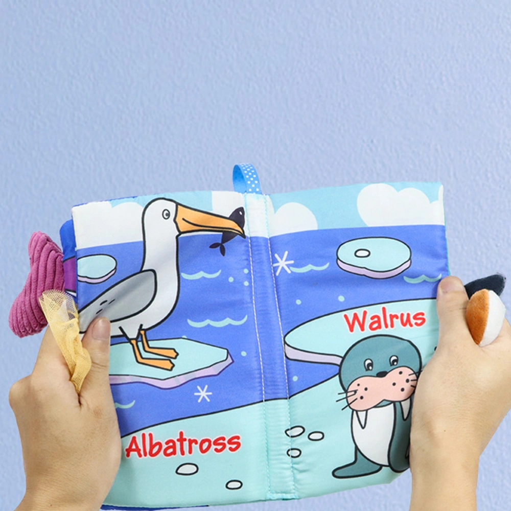 Baby Cloth Book Cartoon Design Baby Book Toy Baby Feel Crinkle Cloth Book Early Educational Toy