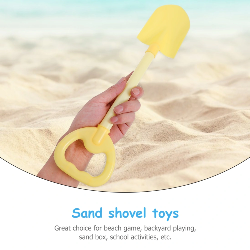 4pcs Kids Beach Toy Shovels Portable Beach Toys Funny Children Snow Playthings