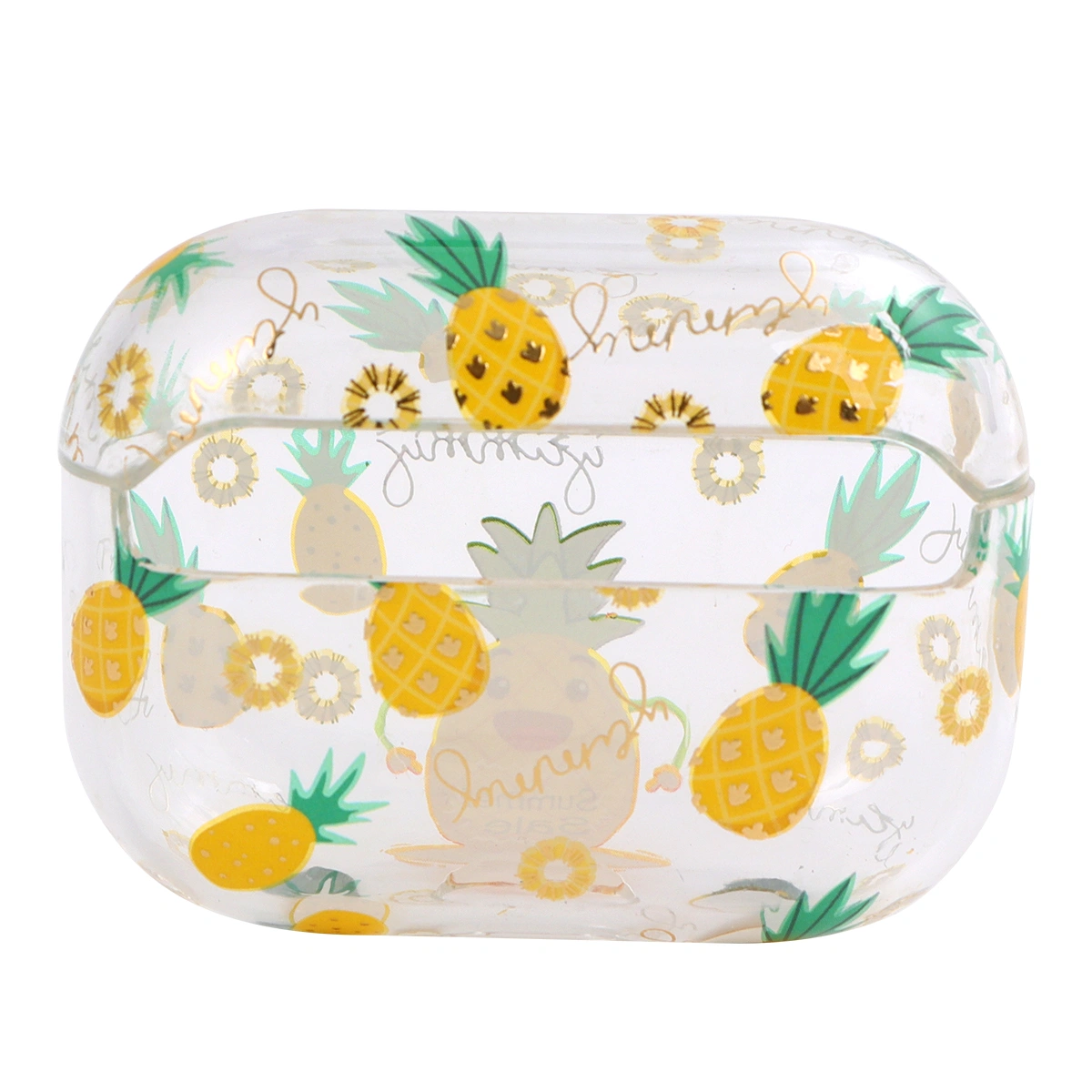 1Pc Pineapple Case compatible for Airpods Pro Pineapple Protective Cover compatible for Airpods Transparent Cover Compatible for Airpods Pro