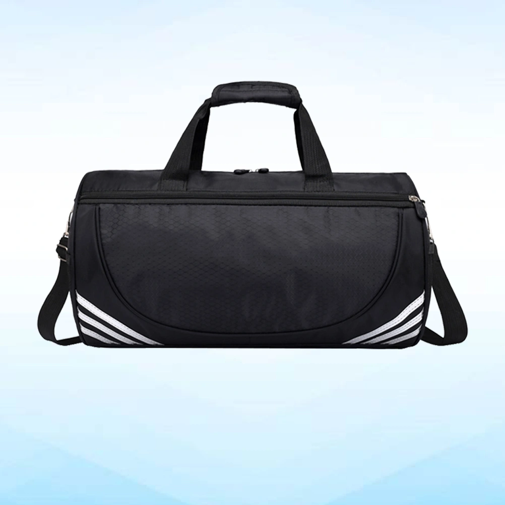 Travel Duffel Bag Sports Gym Fitness Bag Large Capacity Lightweight Travel Luggage Bag (Silver)