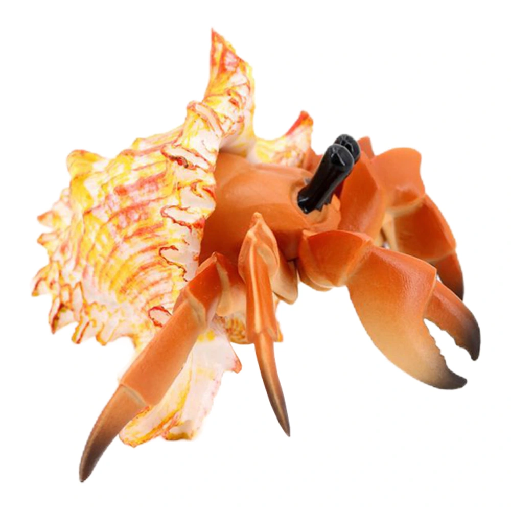 Simulation Hermit Crab Model Artificial Pagurian Crab Prop Decoration for Children