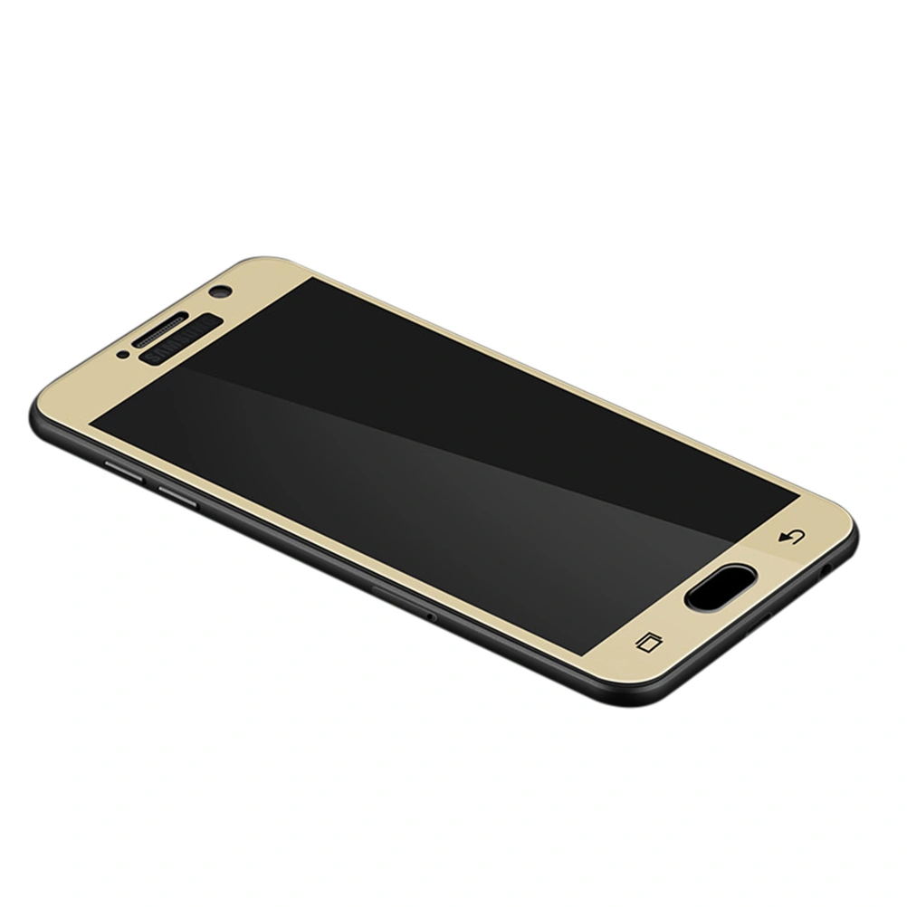 Full Coverage Ultra-Clear Anti-Scratch Tempered Glass Screen Protector for Galaxy A5 (2017) A520F (Gold)