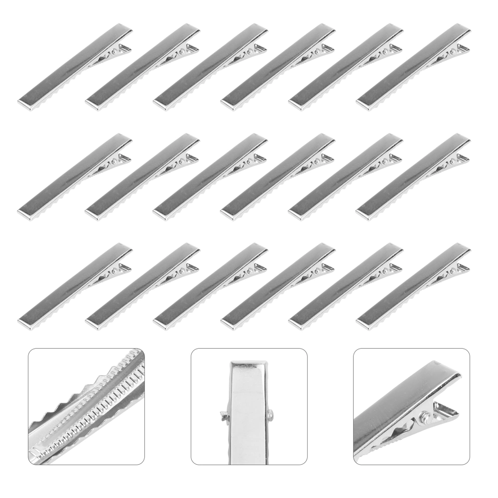 100PCS Handmade DIY Jewelry Accessories One-word Clips Duckbill Clips