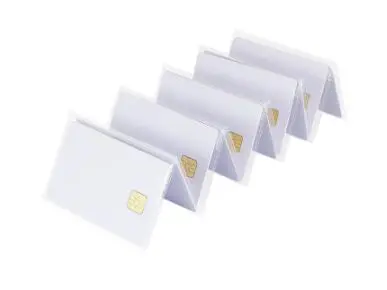 10pcs White Card With Chip Hotel Key Card Blank Intelligent Card Accessory