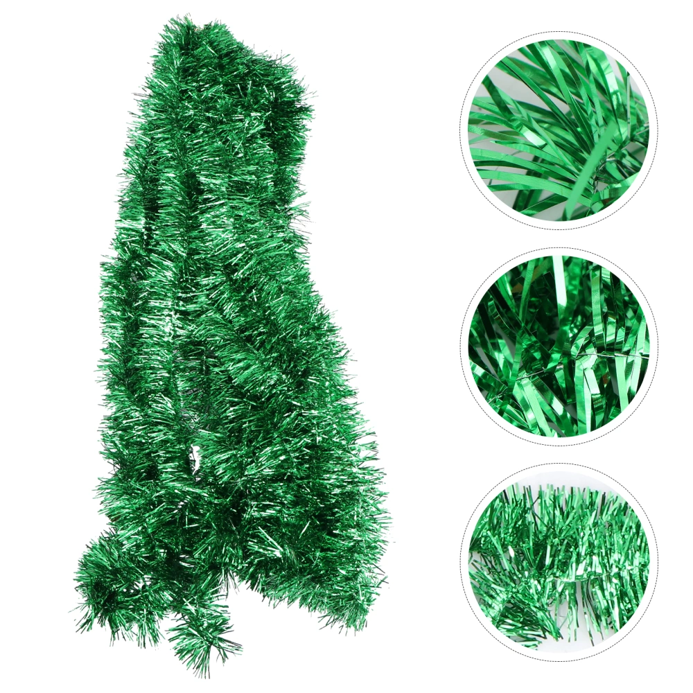 10Pcs St. Patrick's Day Ribbon Decorative Strips Party Layout Prop (Green)