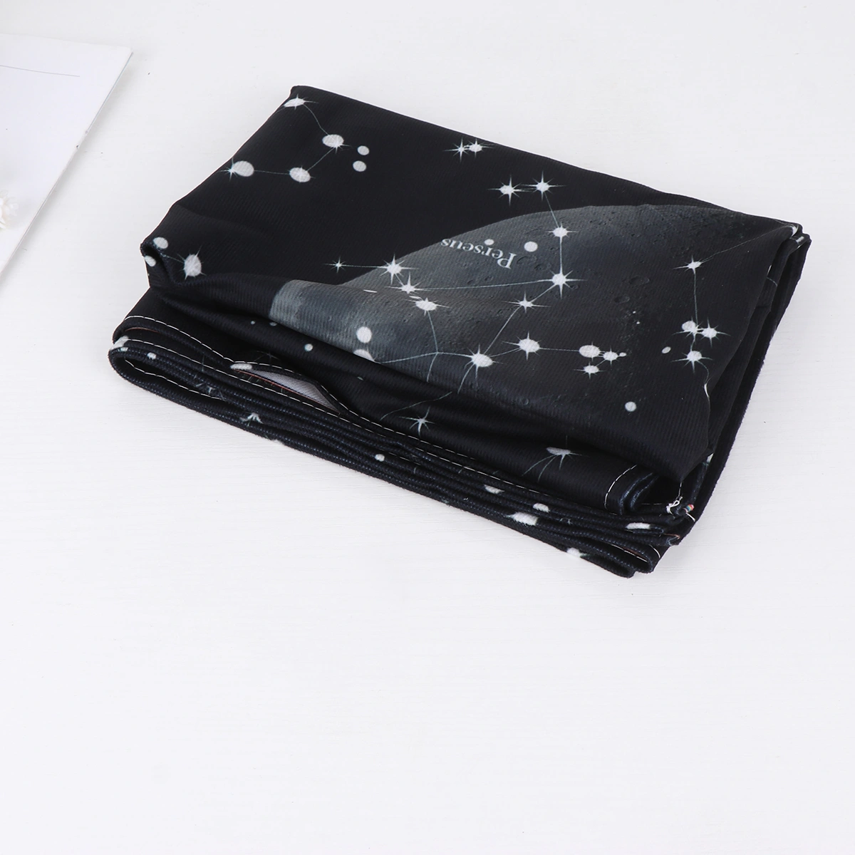 1PC Starry Sky Hanging Tapestry Printing Wall Hanging Tapestry Background Cloth Hanging Carpet Fresh Wall Ornament for Bedroom Living Room Decor Black