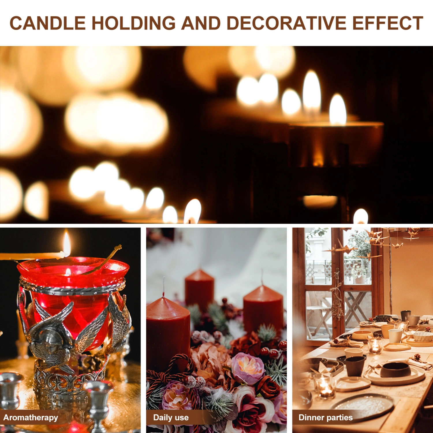 Transparent Candle Cup Empty Candle Tins Glass Candle Jar for Making Candles