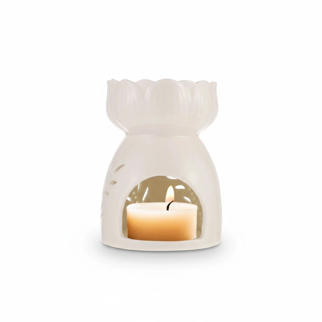 Ceramic Tealight Candle Holder Essential Oil Burner Aromatherapy Aroma Diffuser (without Candle)