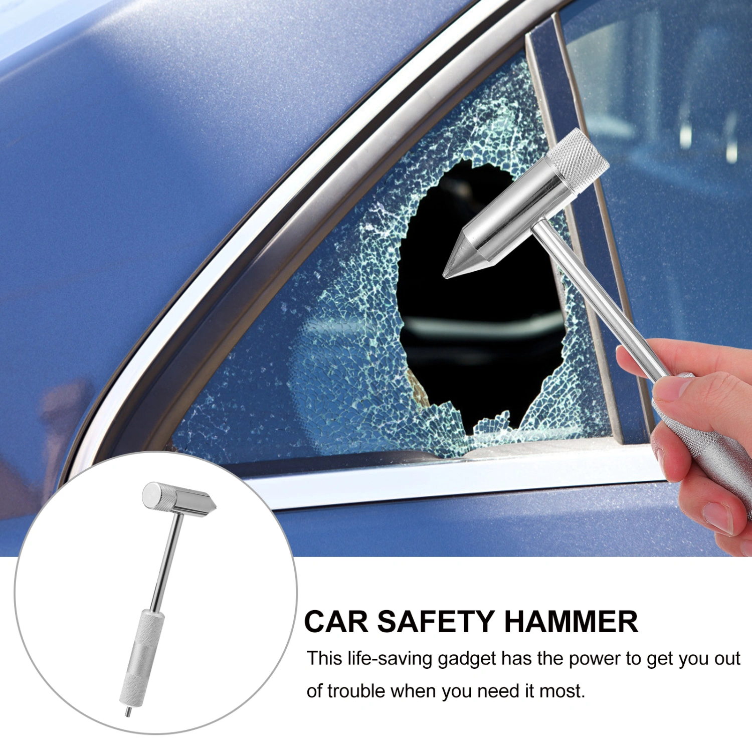 1 Pc Window Glass Breaker Hammer Car Safety Hammer Escape Emergency Hammer