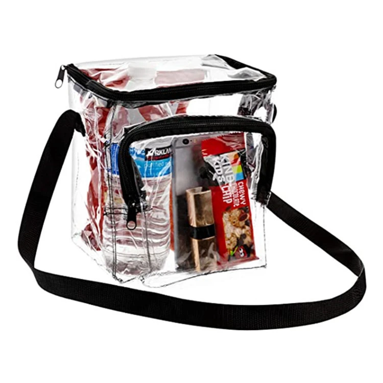 Transparent Lunch Bag Portable Lunch Bag For Work Picnic Office Outdoor Travel Bag