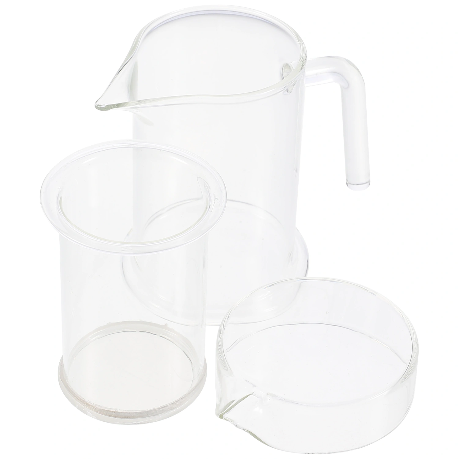 1 Set Heat-Resistant Borosilicate Glass Teapot Office Filtration Tea Maker