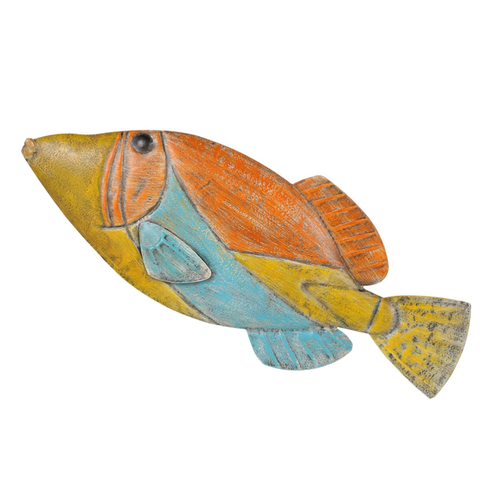 1pc Fish Hanging Ornaments Wall Art Decor Wall Hanging Decorations Fish Craft