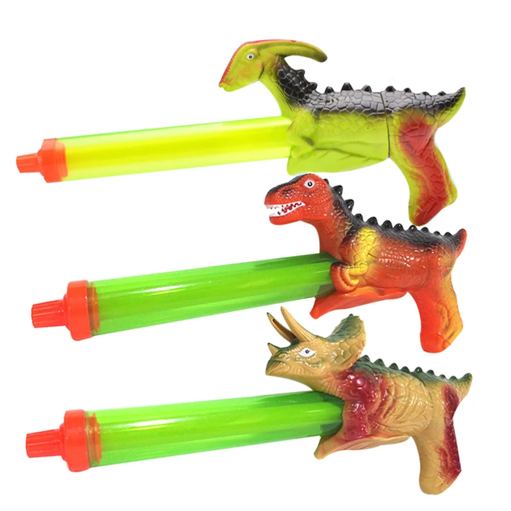 3pcs Water Spray Toys Swimming Pool Toy Dinosaur Beach Toy Summer Drifting Toy Sprinkling Prop Random Pattern