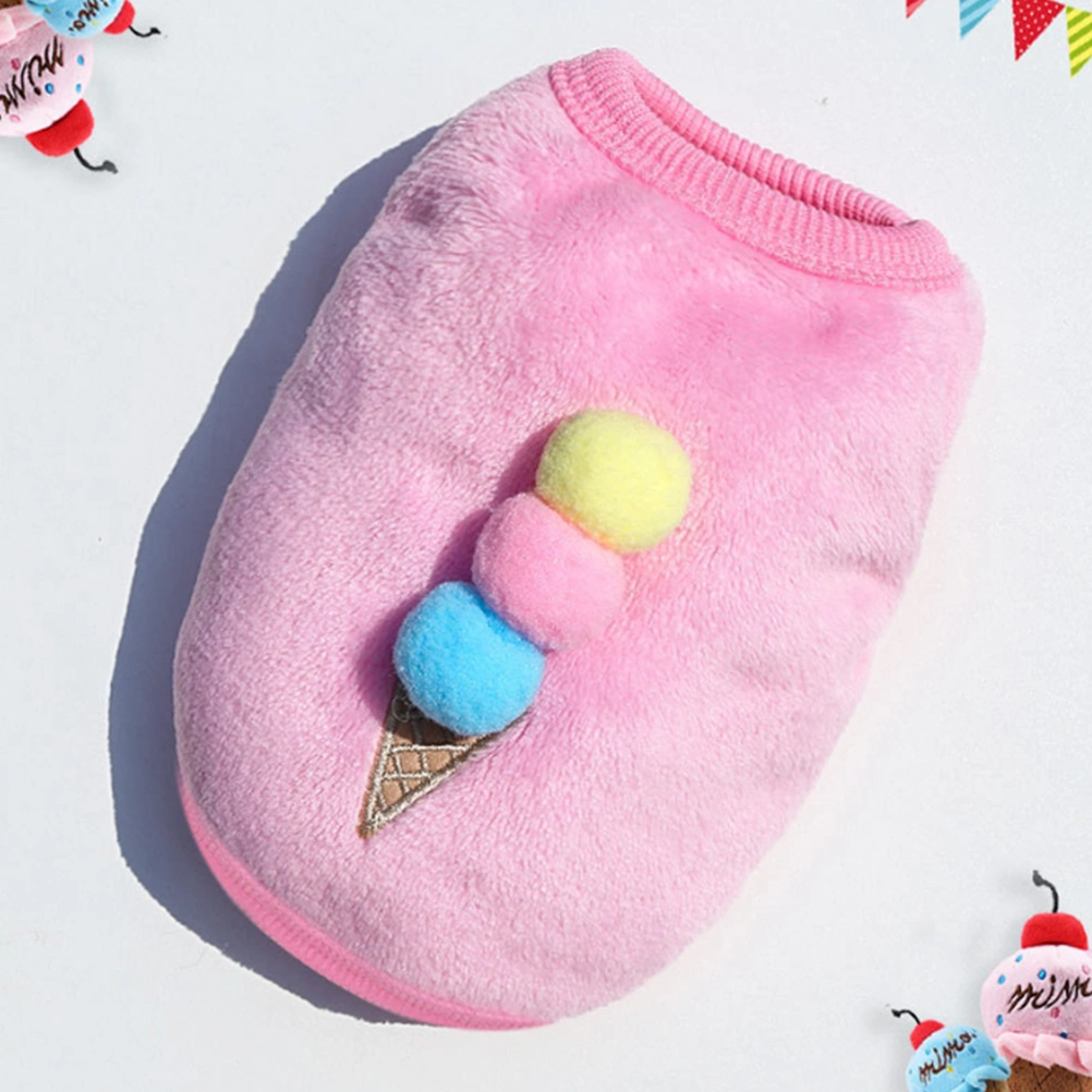 1pc Pet Vest Adorable Pet Dog Clothes Pet Costume Pet Dog Warm Clothes